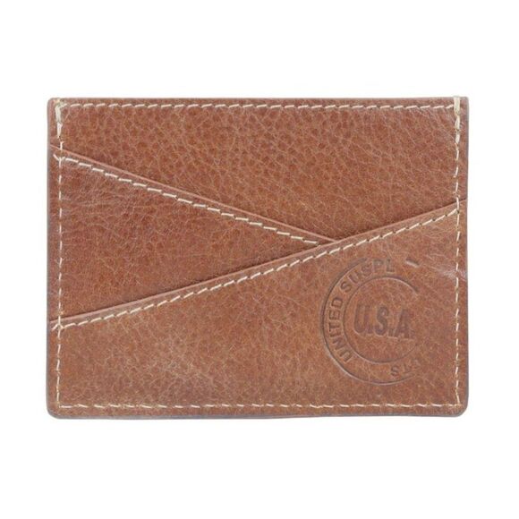 Myra Bag Handmade Wonderwall Leather & Hairon Card Case Canvas & Cowhide… - Picture 2 of 4